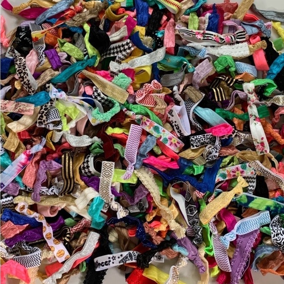 100pc Mixed Assortment Hair Ties & Scrunchies Pre-packed Bundles - Picture 16 of 16